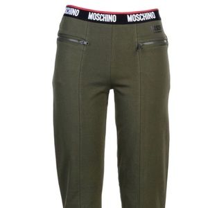Green moschino pants